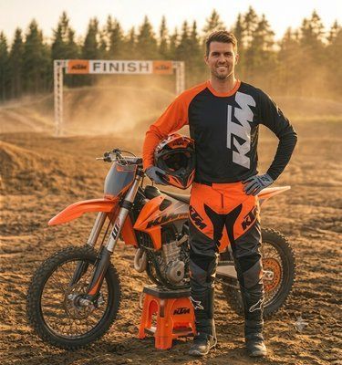 Комплект мотоекіпіровки KTM (Джерси + Штани) J-067: Домініруй на бездоріжжі з комфортом J-067(S 30) фото