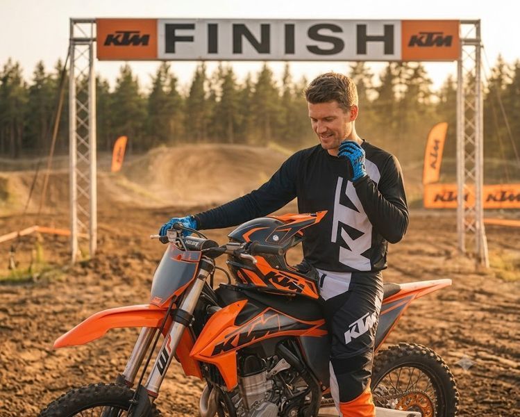 Комплект мотоекіпіровки KTM (Джерси + Штани) J-067: Домініруй на бездоріжжі з комфортом J-067(S 30) фото