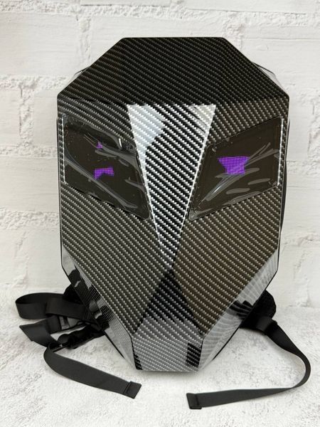 Рюкзак Sobi Pixel Moto  Black с LED экраном карбон RK1002 фото