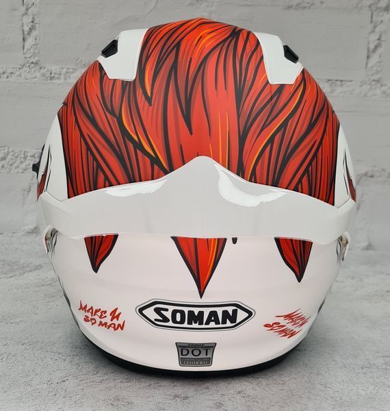 Мотошлем Интеграл  SOMAN SM101L  + КОМПЛЕКТ( Перчатки, Балаклава) SM101L фото