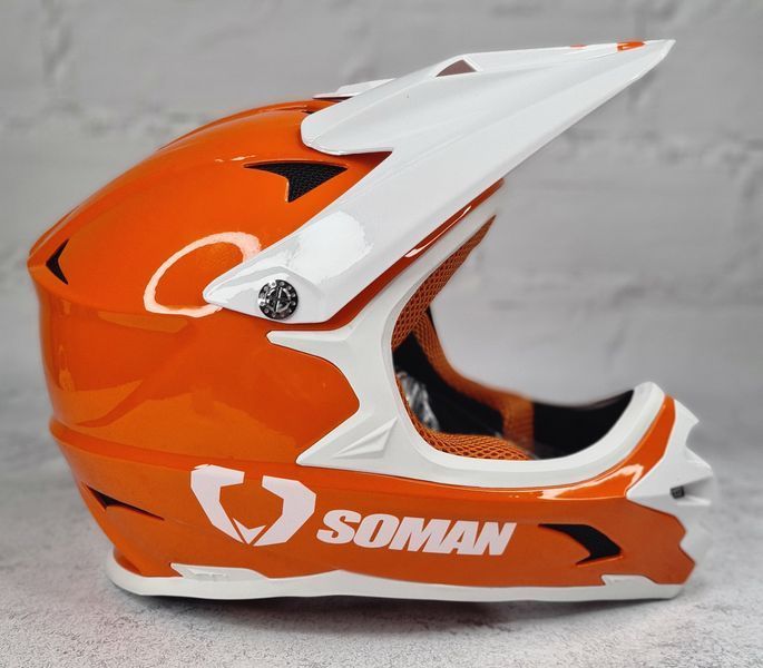 Мотошолом Ендуро SOMAN SM002S для мотокросу або квадроцикла + КОМПЛЕК (Окуляри, рукавиці, Балаклава) SM002S фото